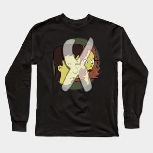 The X Files Mulder and Scully Long Sleeve T-Shirt